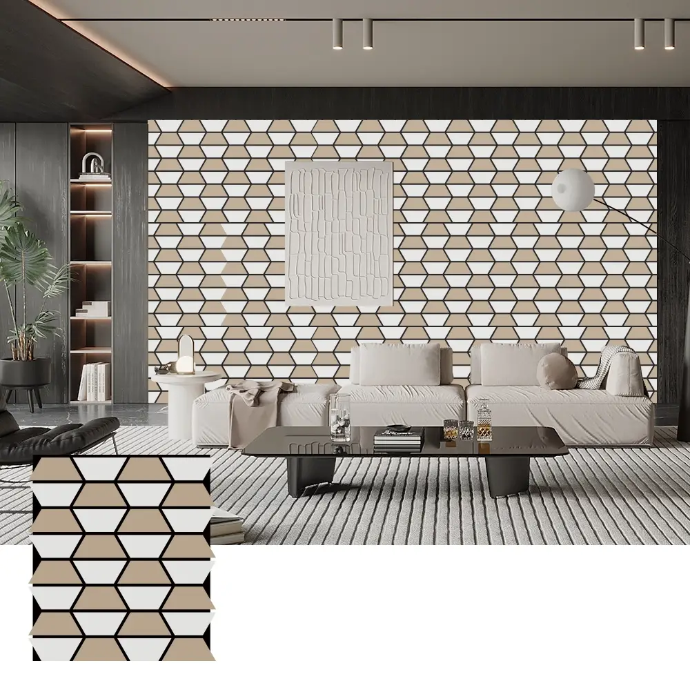 Samolepilne lesene akustične plošče za stensko dekoracijo